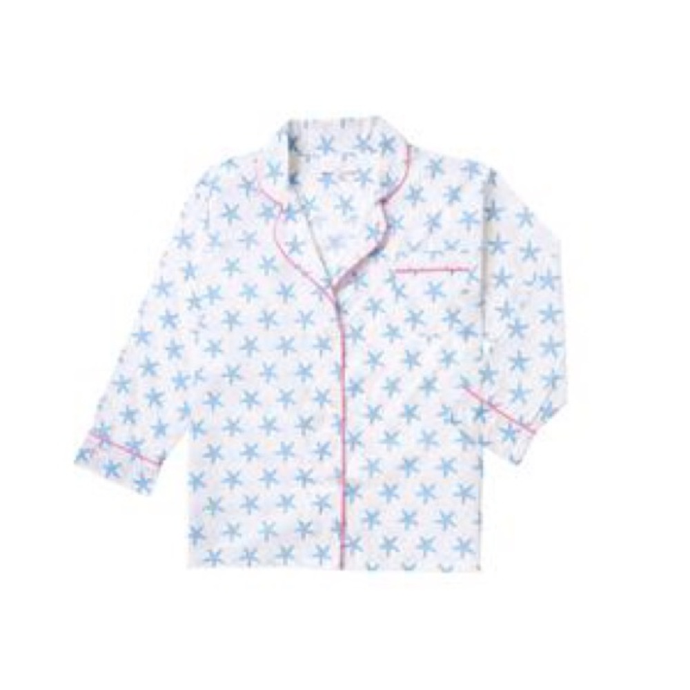 Marigot Lorient Block Print Long Pajama Set XS